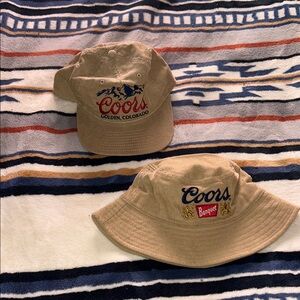 Coors Tan Corduroy Hats